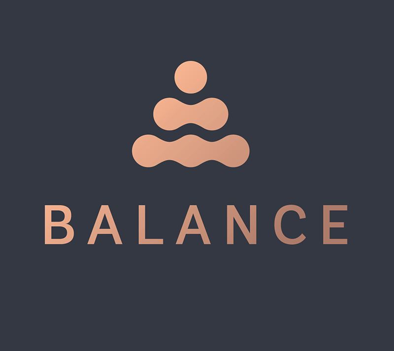 abstract Yin Yang Yoga